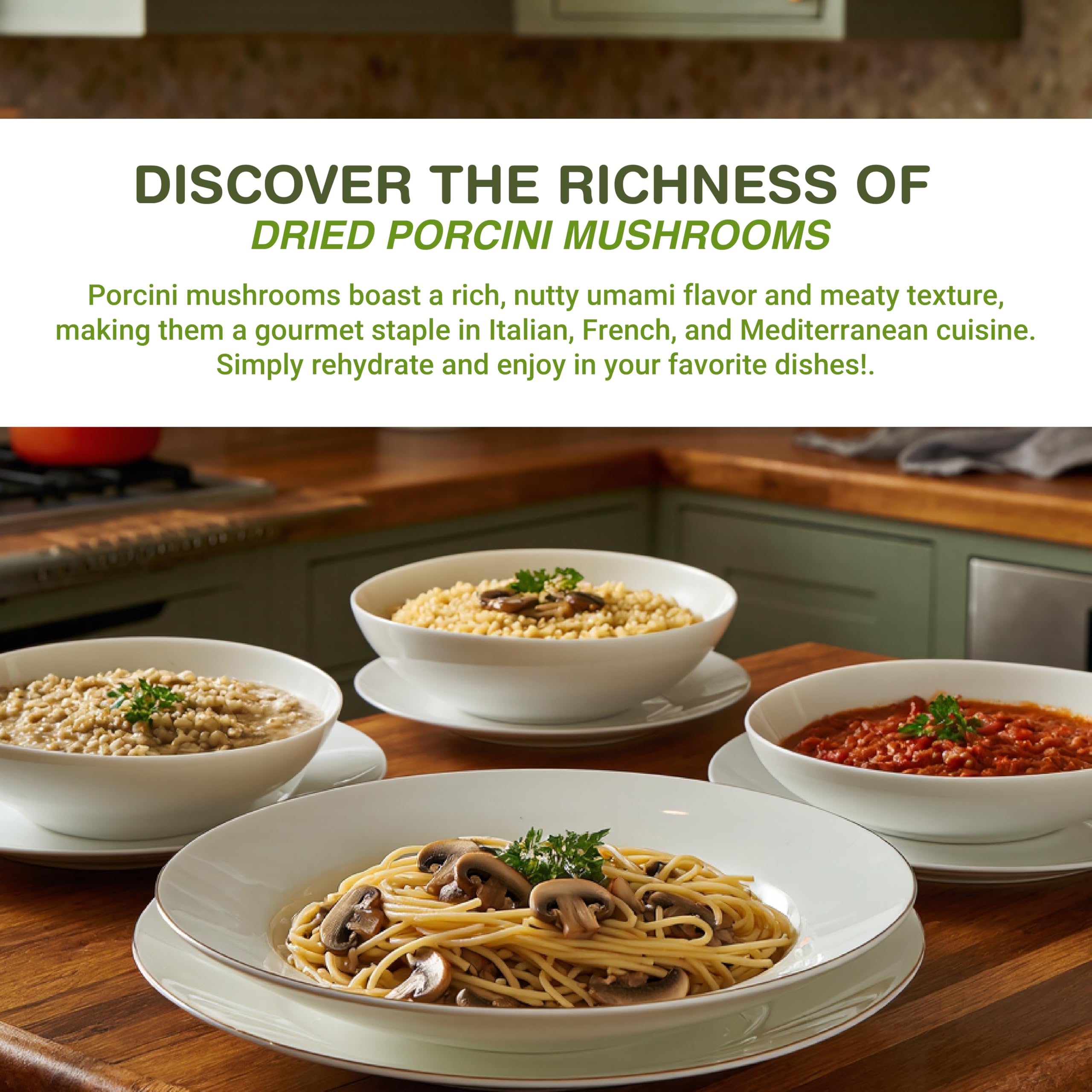 A home-cooked pasta dish featuring Mushroom House blend for quick flavor boost.