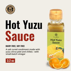 Muso From Japan hot yuzu sauce dressing highlights grilled veggies with zest