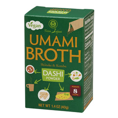 Muso From Japan umami dashi powder sachets provide vegan flavor boosts for meals.