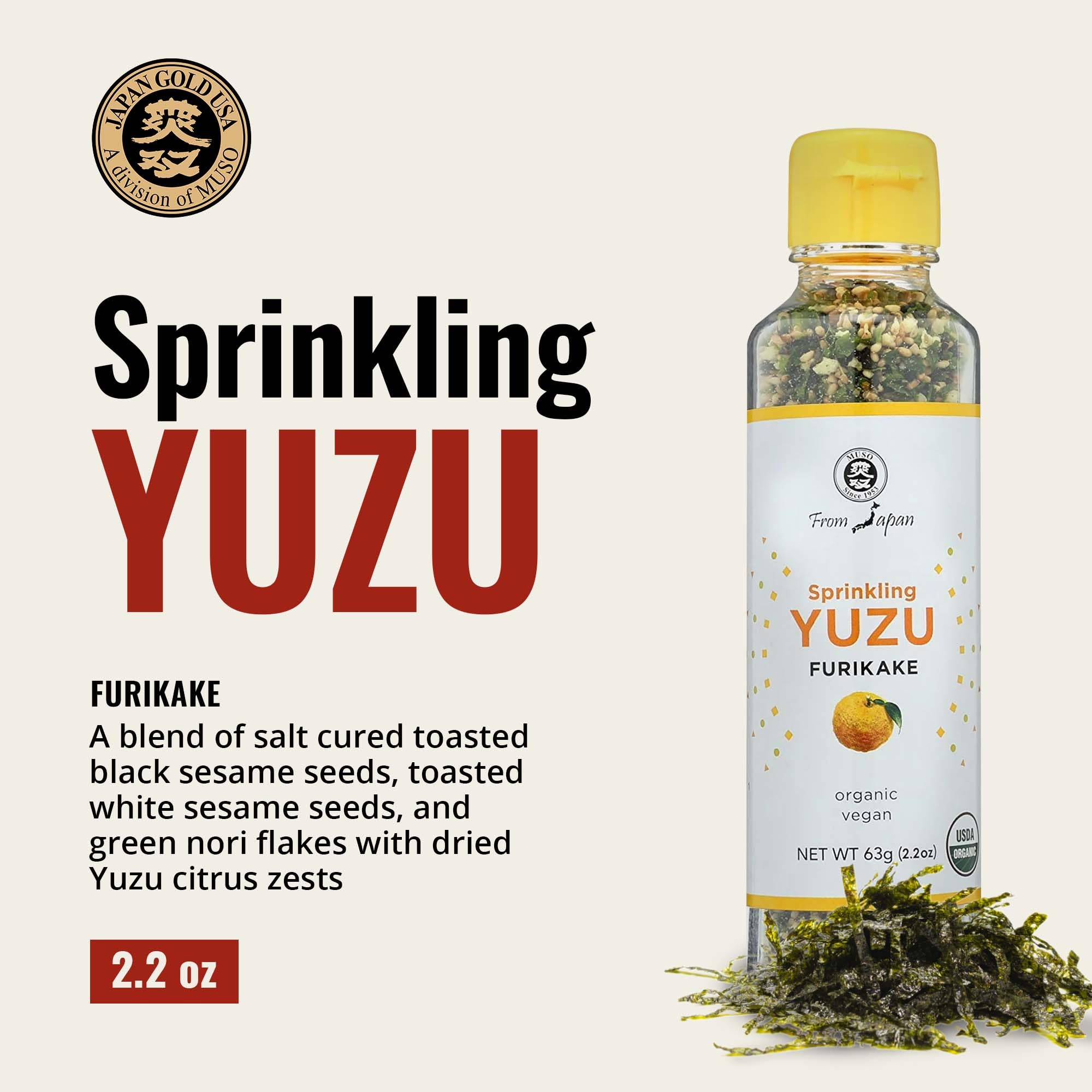 Muso From Japan furikake vegan-friendly labeling on packaging