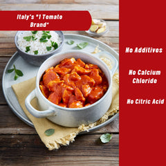 Smooth Mutti tomato puree texture provides a versatile base for sauces