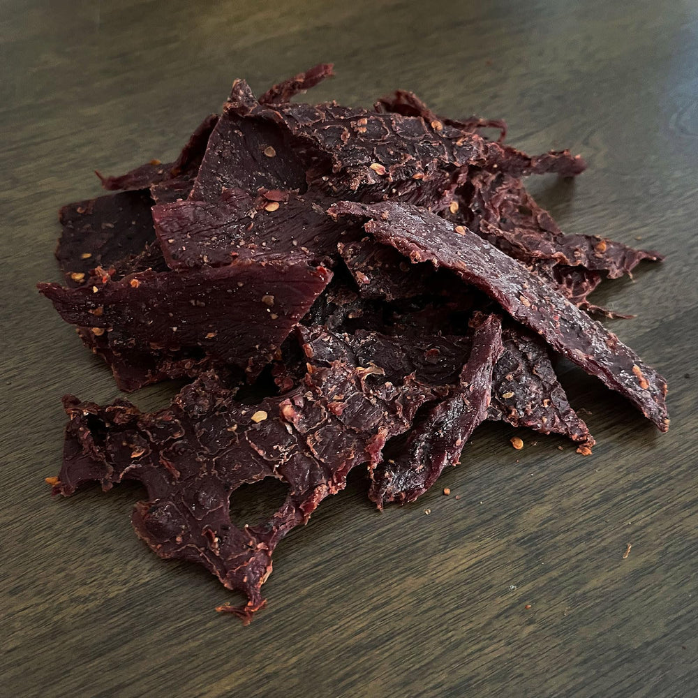MV Vargas California Dry Style Jerky on the go with resealable bag