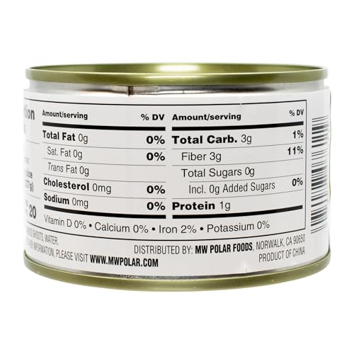 MW Polar bamboo shoots close-up can shows crisp texture for fast meals.