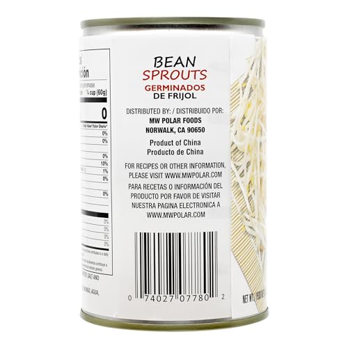 MW Polar bean sprouts on a plate highlight tender crunch.