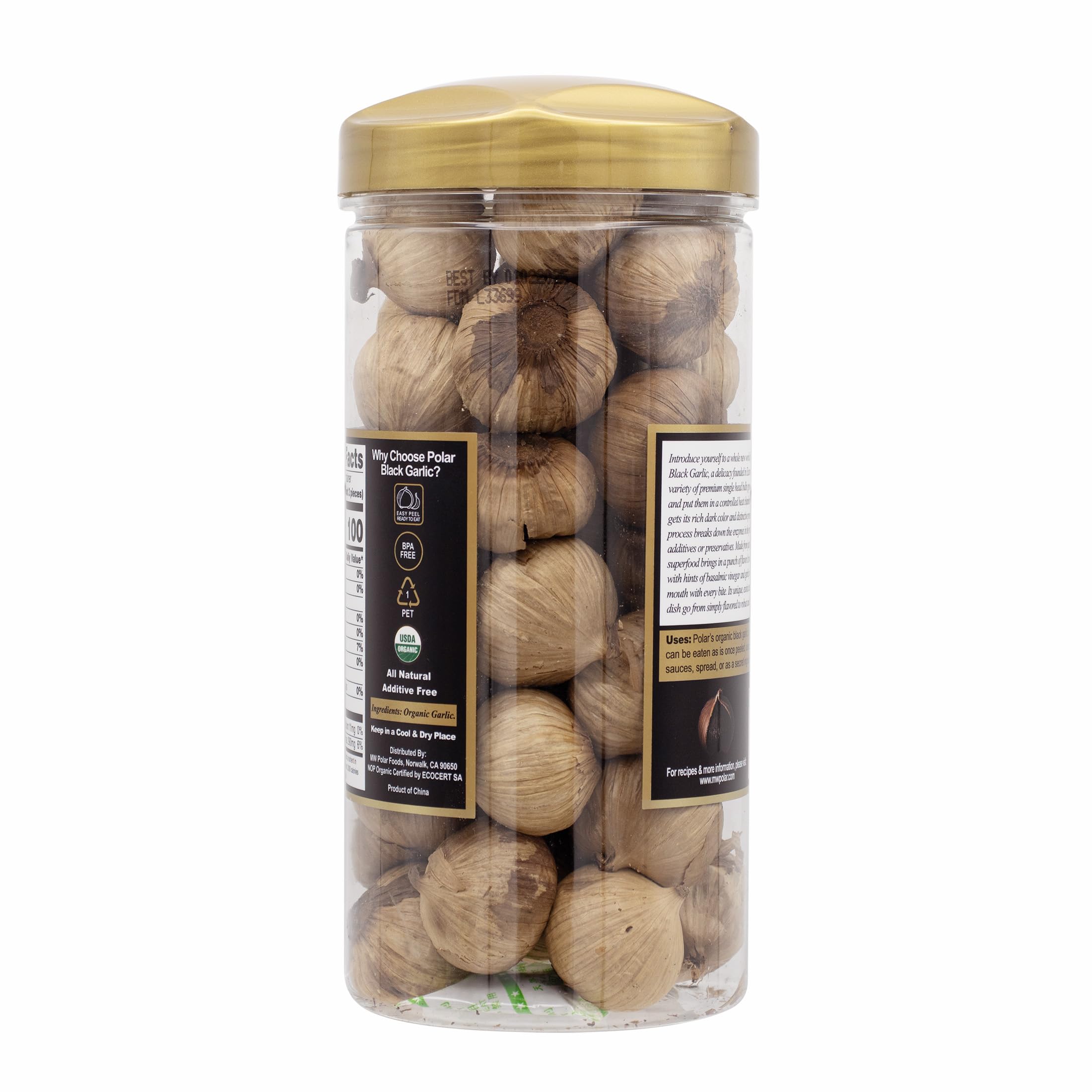 MW Polar Black Garlic jelly-like texture ideal for sauces and spreads.