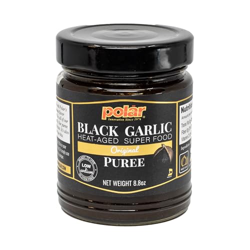 MW Polar Black Garlic Puree label detail shows kosher-friendly packaging