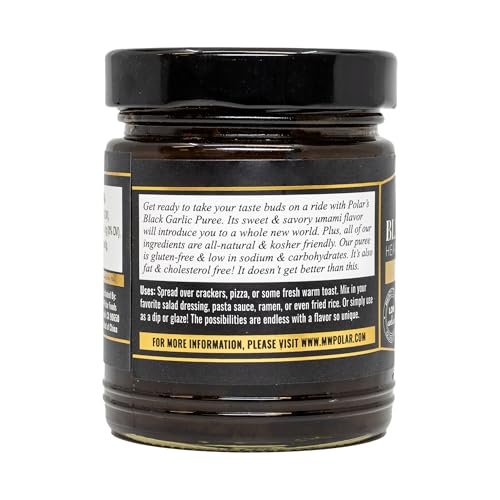 MW Polar Black Garlic Puree storage near fridge for freshness