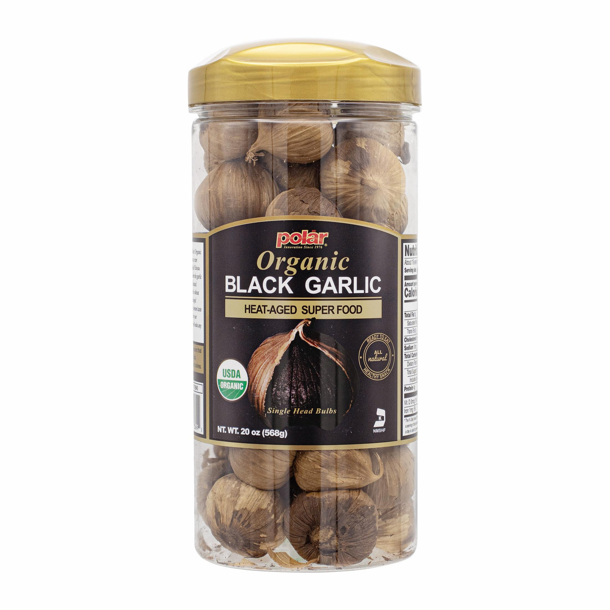 MW Polar Black Garlic whole bulbs, ready to enjoy as a natural, savory snack.