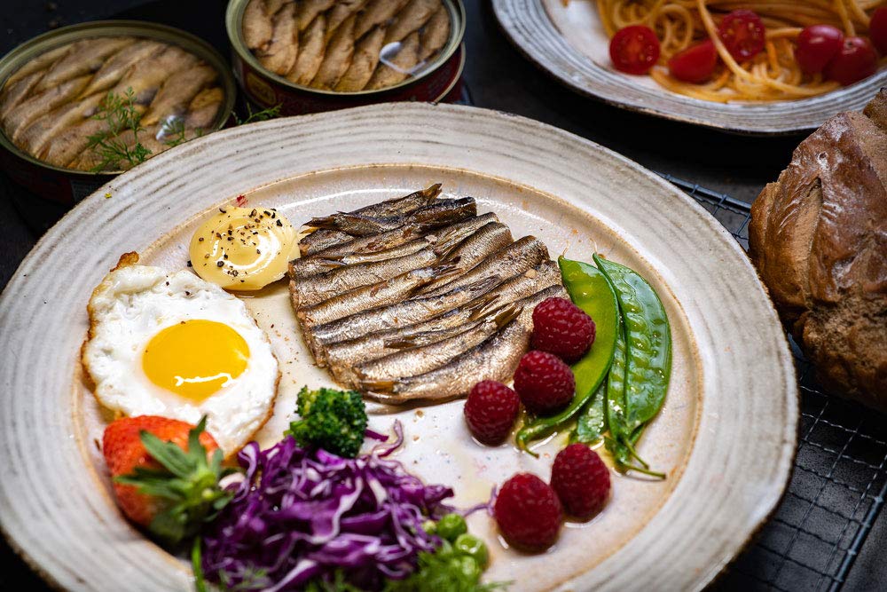 Sardines on toast or in salads pair well for a savory boost.