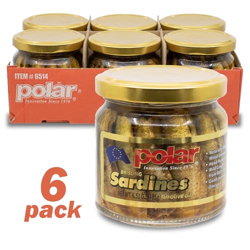 MW Polar Brisling sardines in olive oil can being opened for pantry use