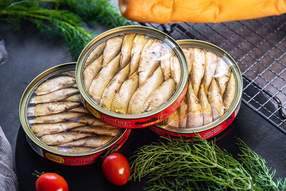 Gluten-free and GMO-free MW Polar sardines support clean-label dining.