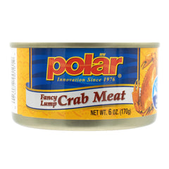 MW Polar Fancy Lump Crab Meat 5oz on a crisp salad topping.