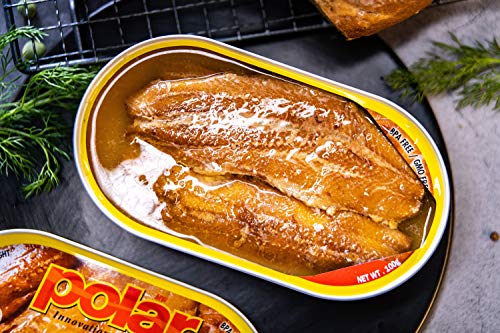 MW Polar kipper snacks naturally smoked, birchwood aroma.