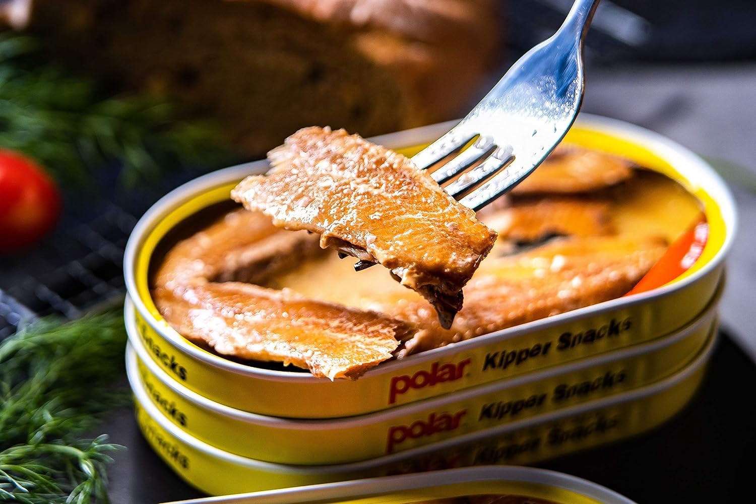 MW Polar kipper snack on toast idea for quick meals.