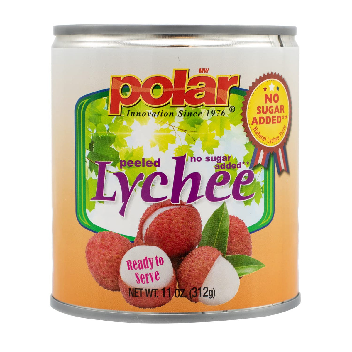MW Polar Lychee Cans peeled and ready to eat for quick snacking.