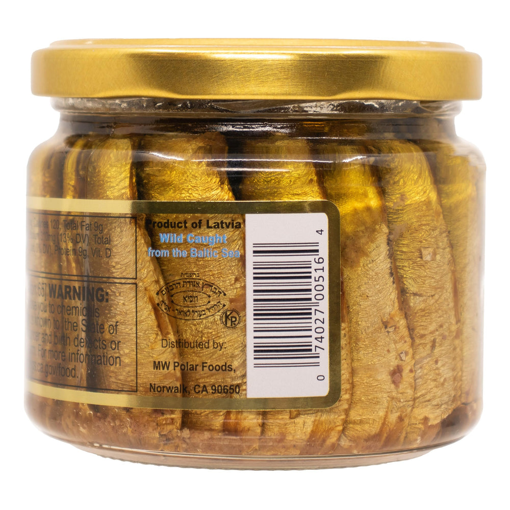 Wild-caught MW Polar brisling sardines from Baltic waters