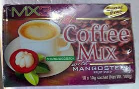 MX3 Mangosteen Coffee Mix cup being poured for a flavorful morning ritual