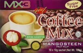 MX3 Mangosteen Coffee Mix pack of 2 sachets ideal for daily energy and flavorful mornings