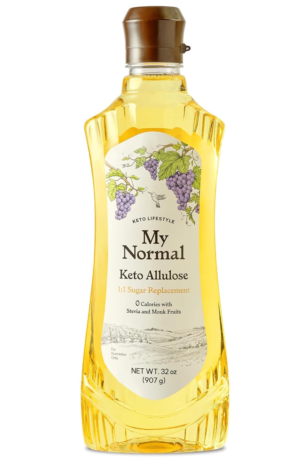 My Normal Keto Allulose bottle pours with sugar-like sweetness and zero calories.