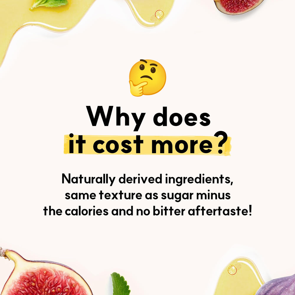 My Normal Allulose syrup packaging highlights zero calories and ingredients.