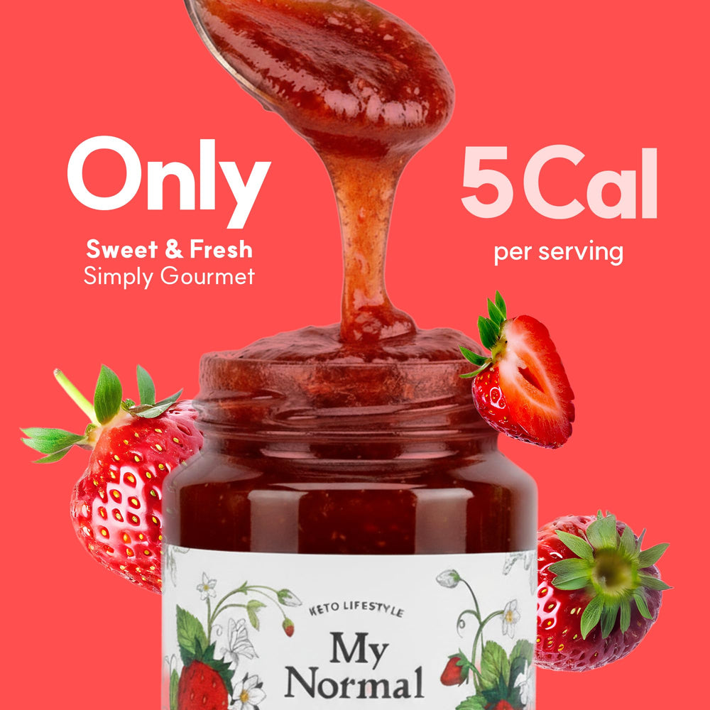 My Normal four-ingredient formula uses pure fruit, allulose, pectin, and citric acid.