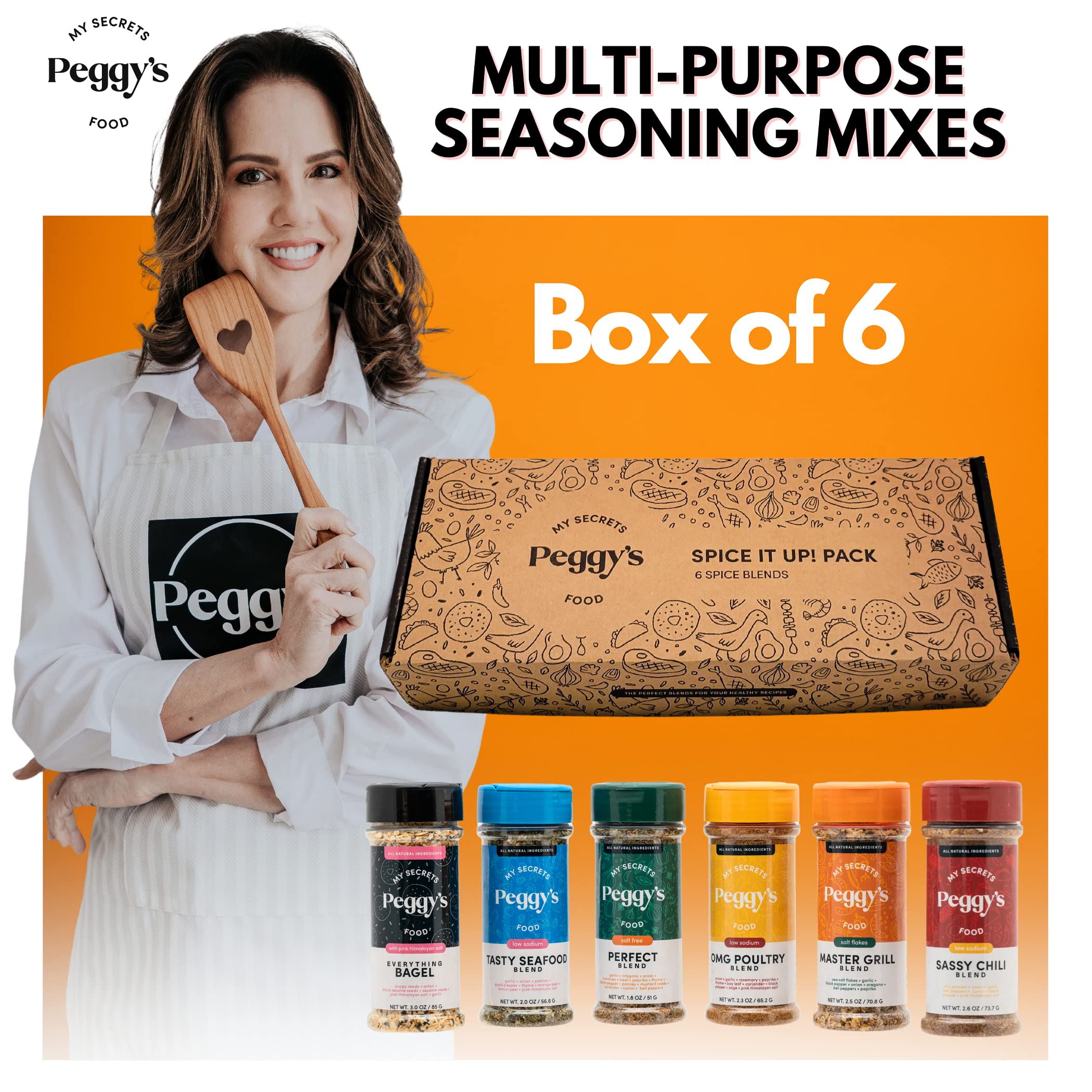 My Secrets Peggy's Food Spice It Up Pack kitchen storage setup for spices