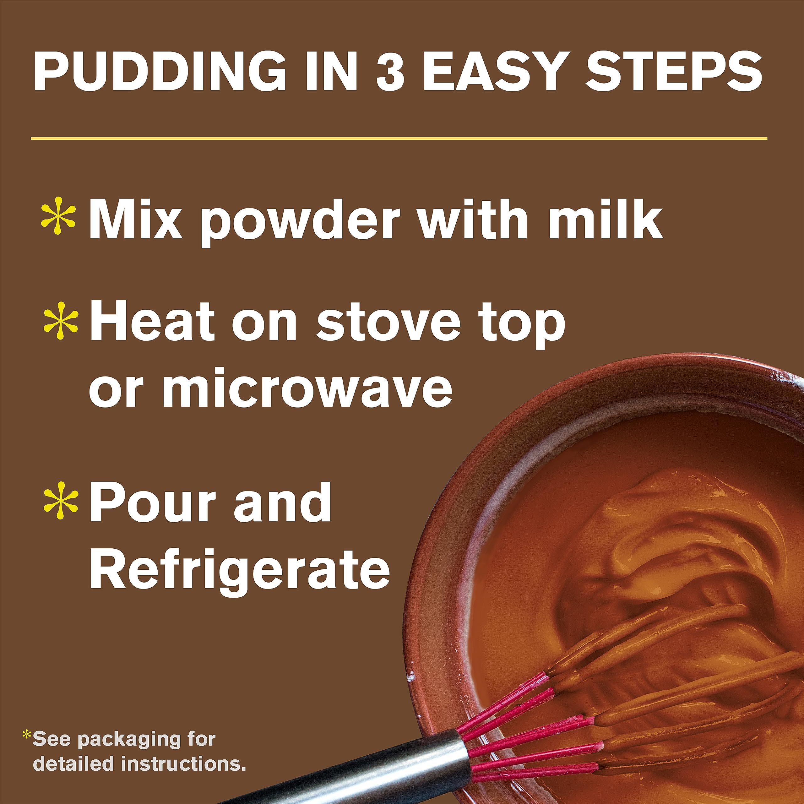 My-T-Fine chocolate pudding ingredients label helps plan desserts.