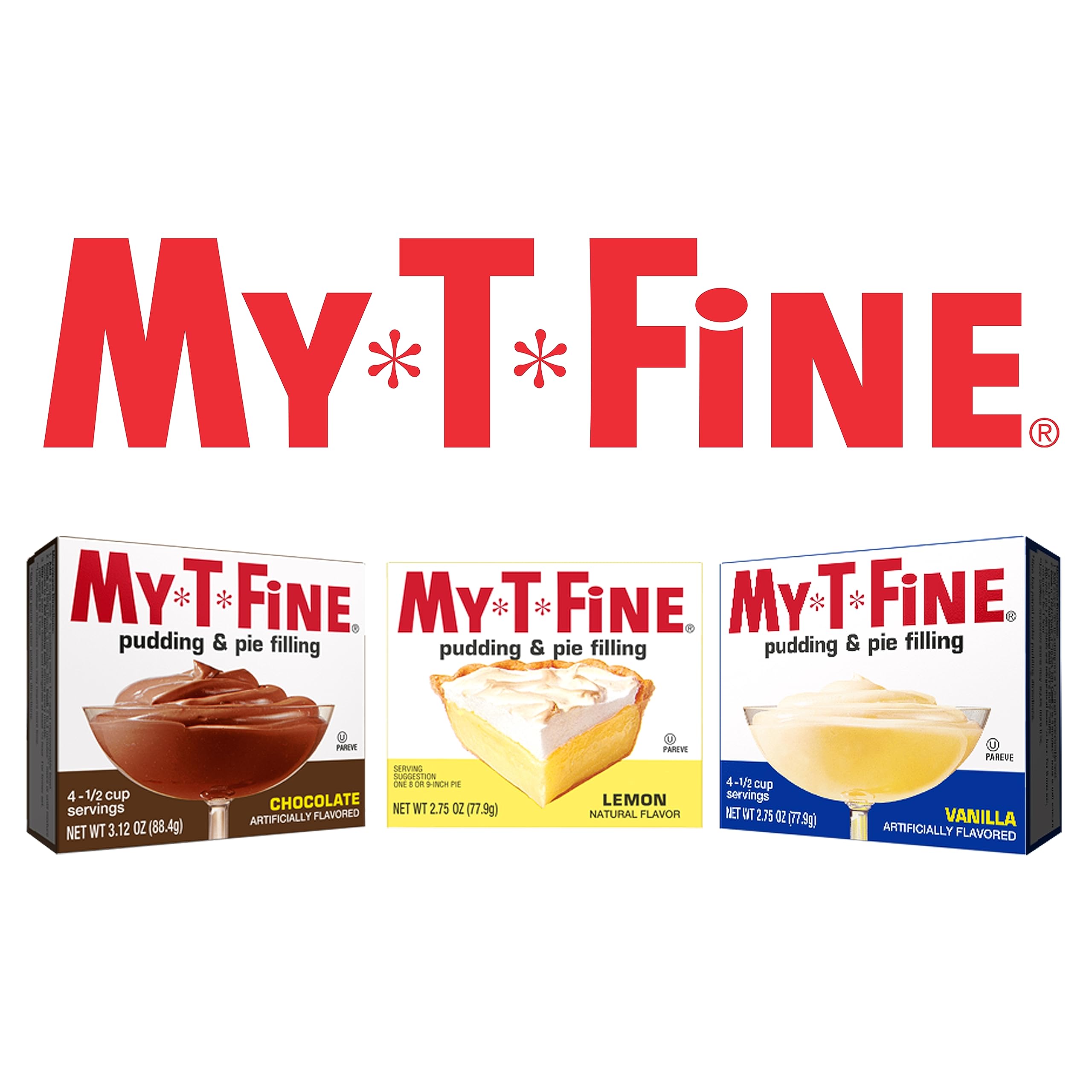 My-T-Fine chocolate pudding kosher seal assures quality.