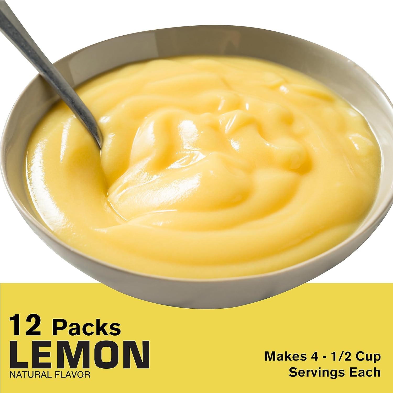 My-T-Fine lemon pudding serving idea with whipped cream for entertaining.