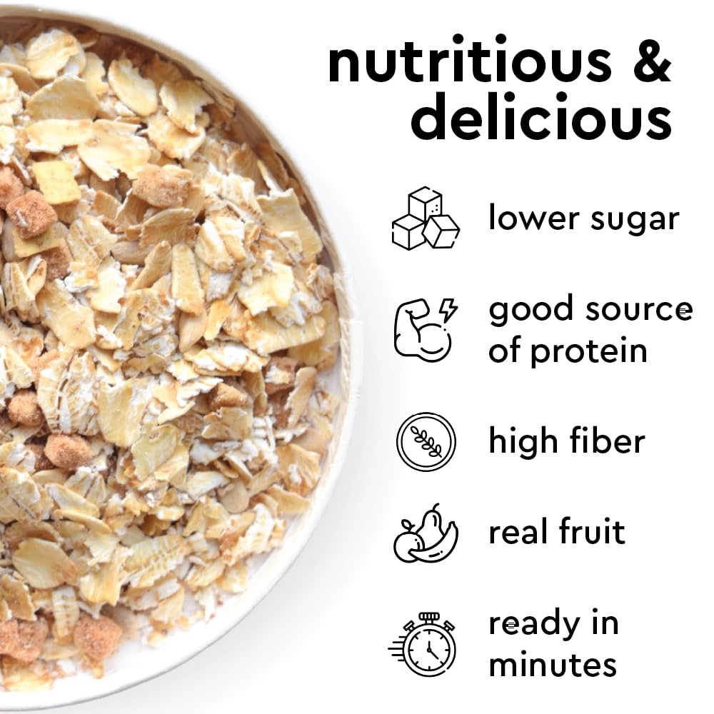 MYLK LABS Apple Cinnamon Oatmeal Cup cinnamon and apples highlight natural flavor