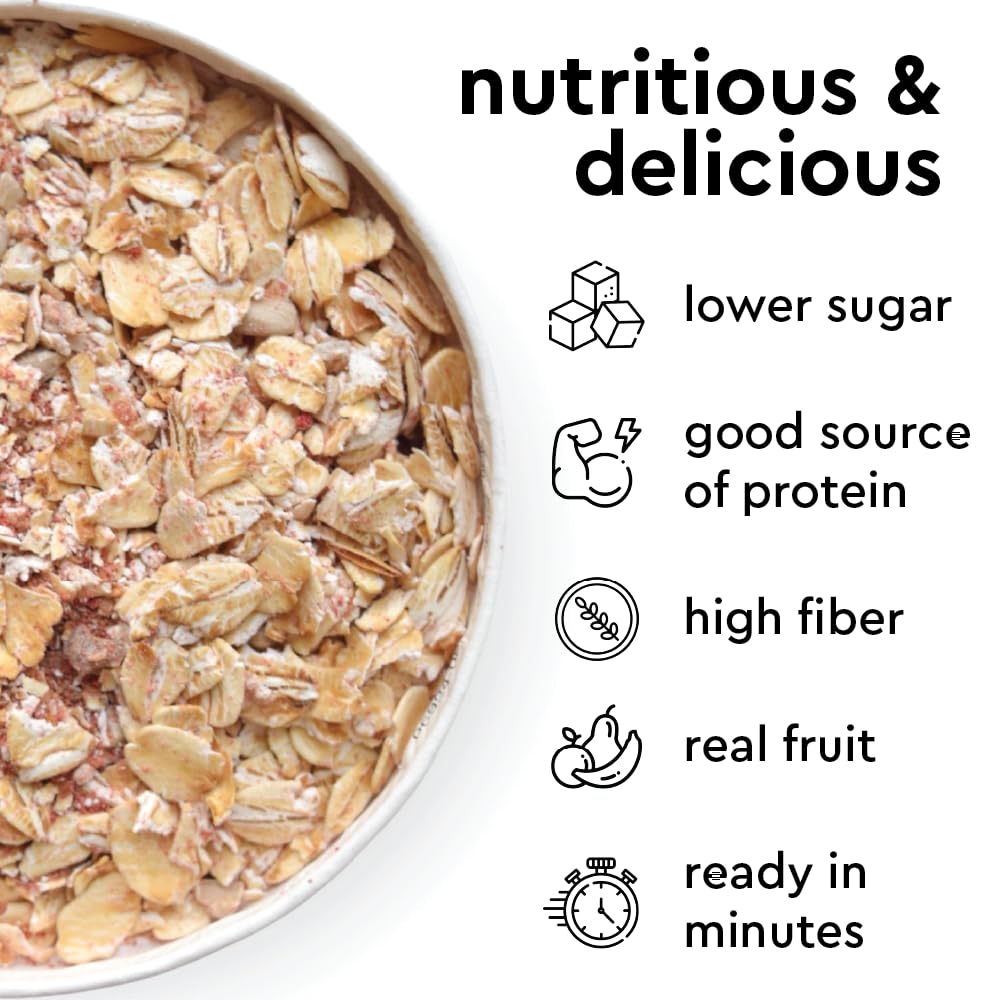 Creamy, thick texture close-up of Mylk Labs oatmeal for a satisfying bite.