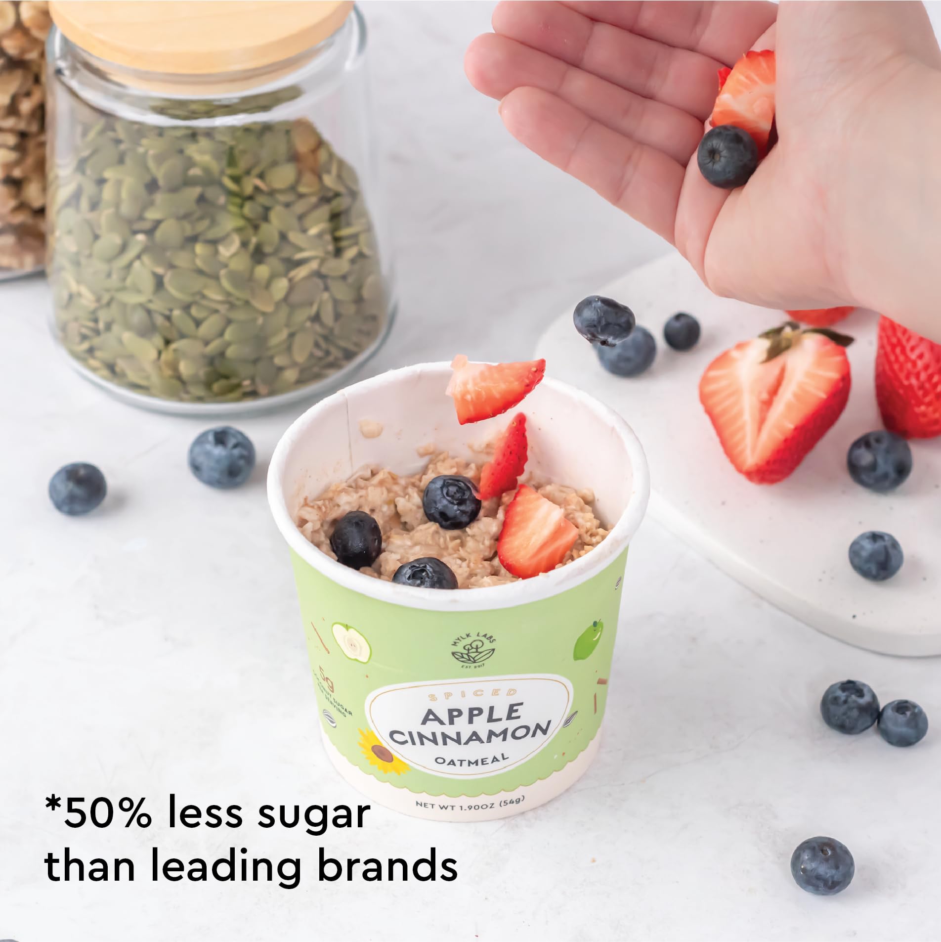 Mylk Labs Quick prep: enjoy warm or cold anywhere.