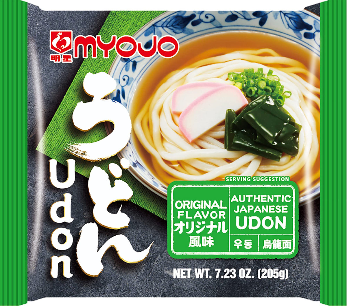 Myojo Udon 15-pack packaging for convenient pantry storage.