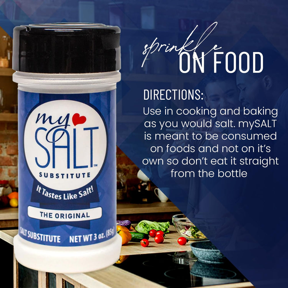 MySALT ingredients close-up emphasizes absence of fillers.