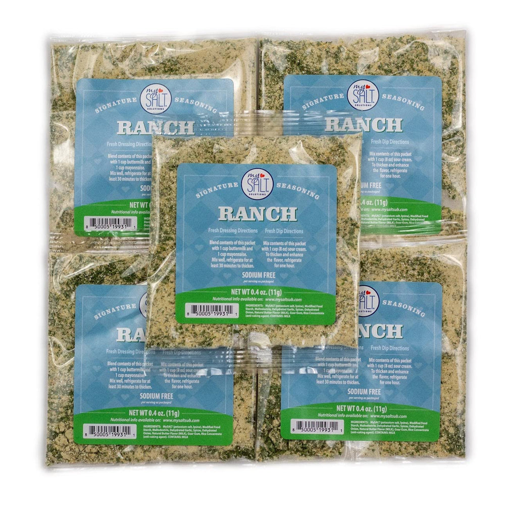 MySALT Ranch mix sprinkled on fish for flavor boost.