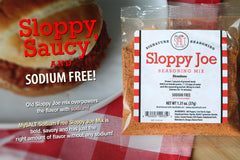 Simmering with ground meat, MySALT Sloppy Joe sauce fills the kitchen with savory aroma.
