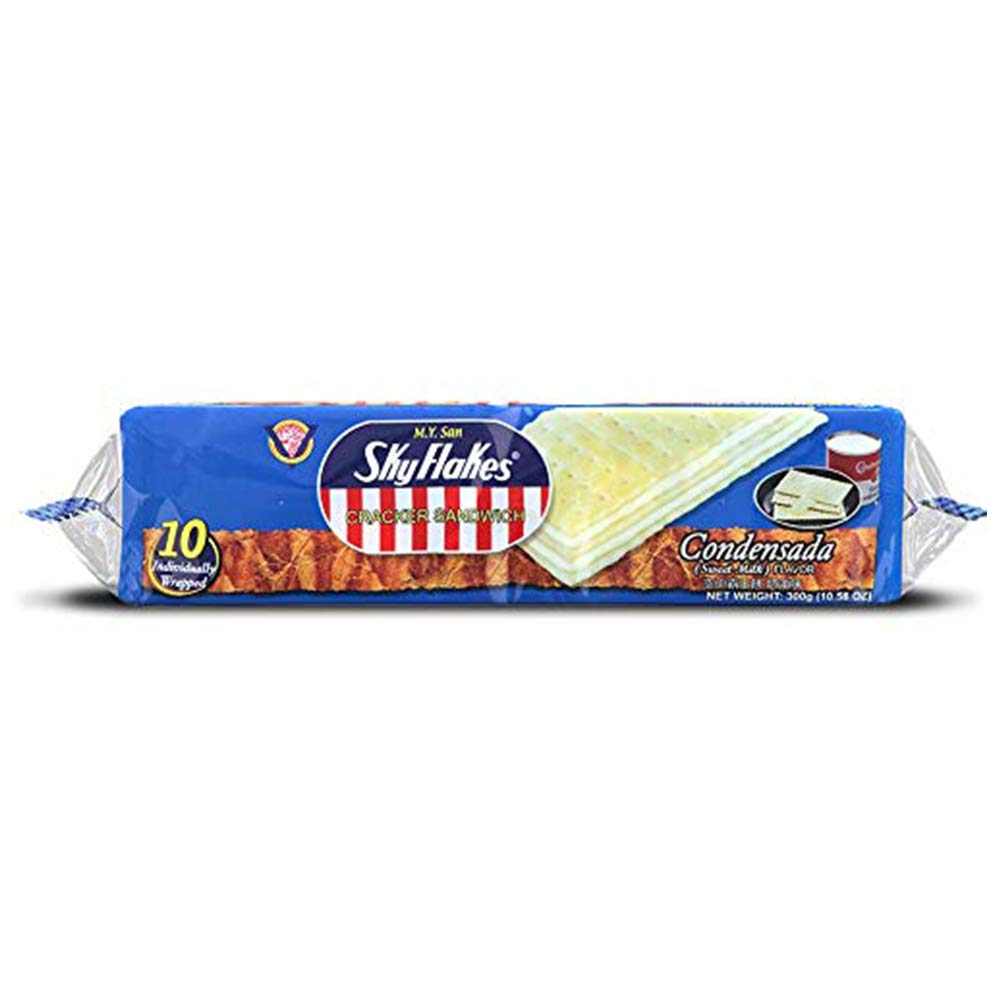 M.Y. San SkyFlakes snack pack for on-the-go moments.