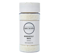 Mystic Sprinkles solid color nonpareils bottle front adds vibrant color to cookies and cupcakes