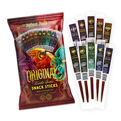 Mythical Meats Original sampler pack showcasing diverse flavors for adventurous snacking.