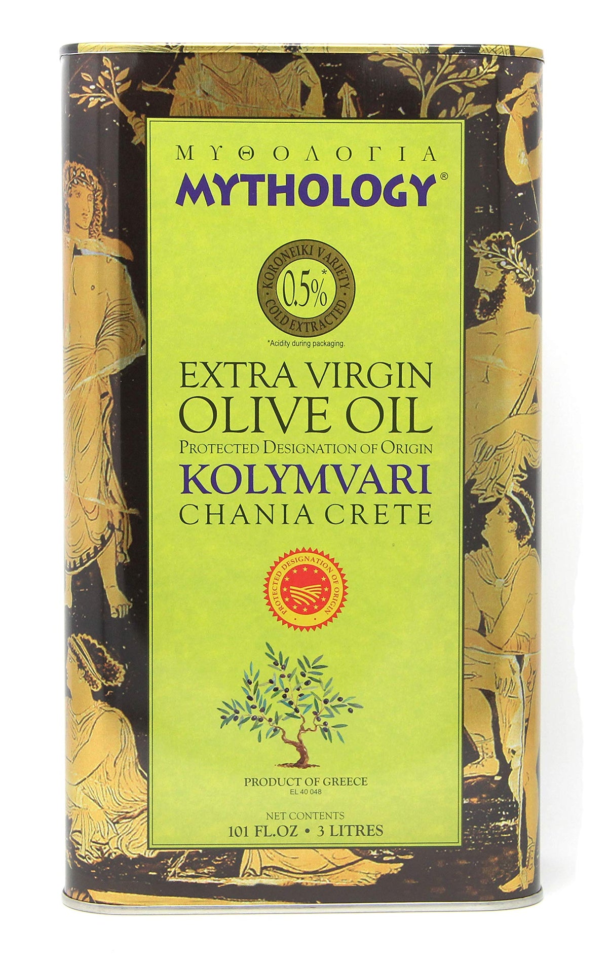 Mythology Greek olive oil bottle with premium cold-pressed aroma for everyday cooking.