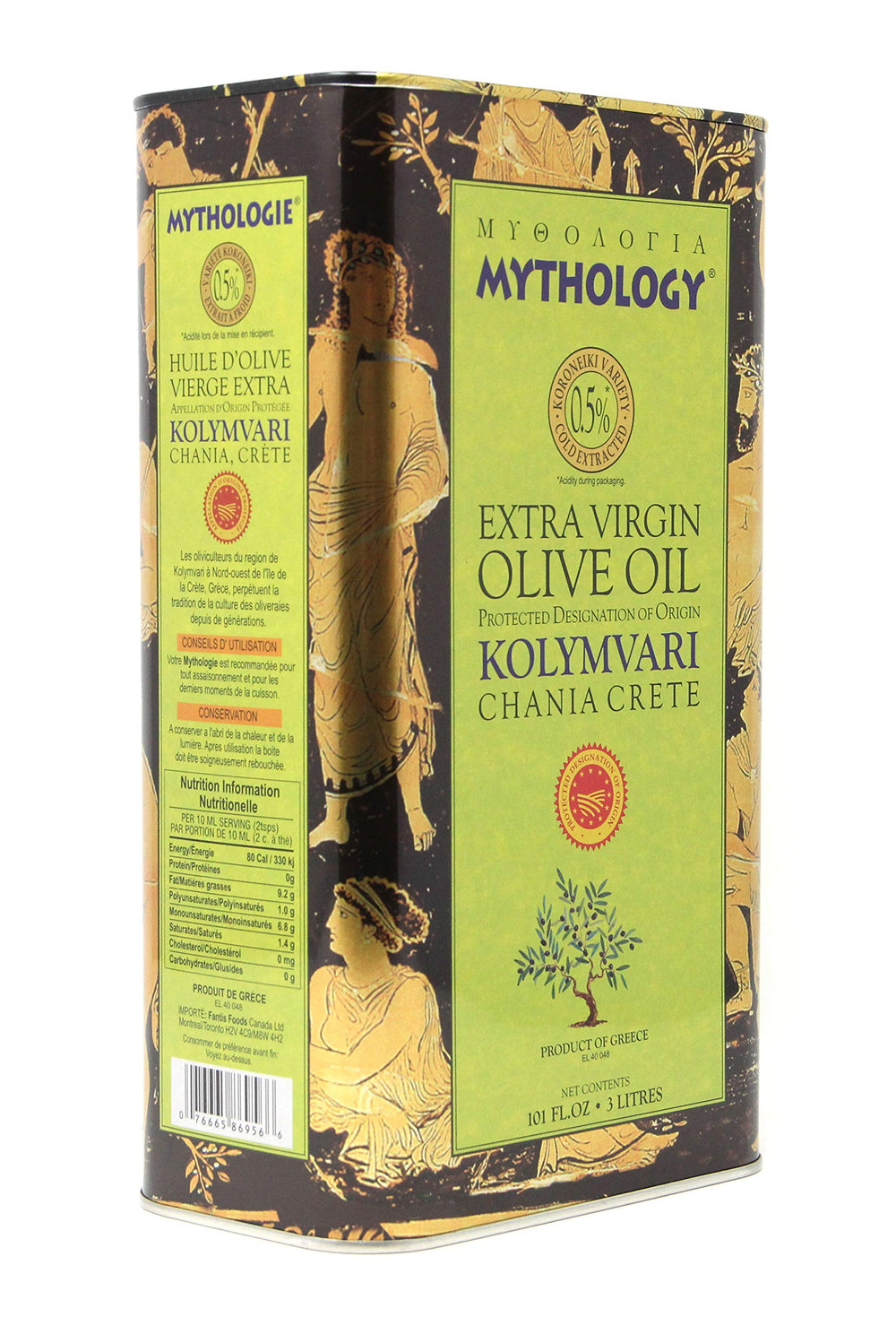 Mythology olive oil pour shot suggests a smooth pour for sautéing.