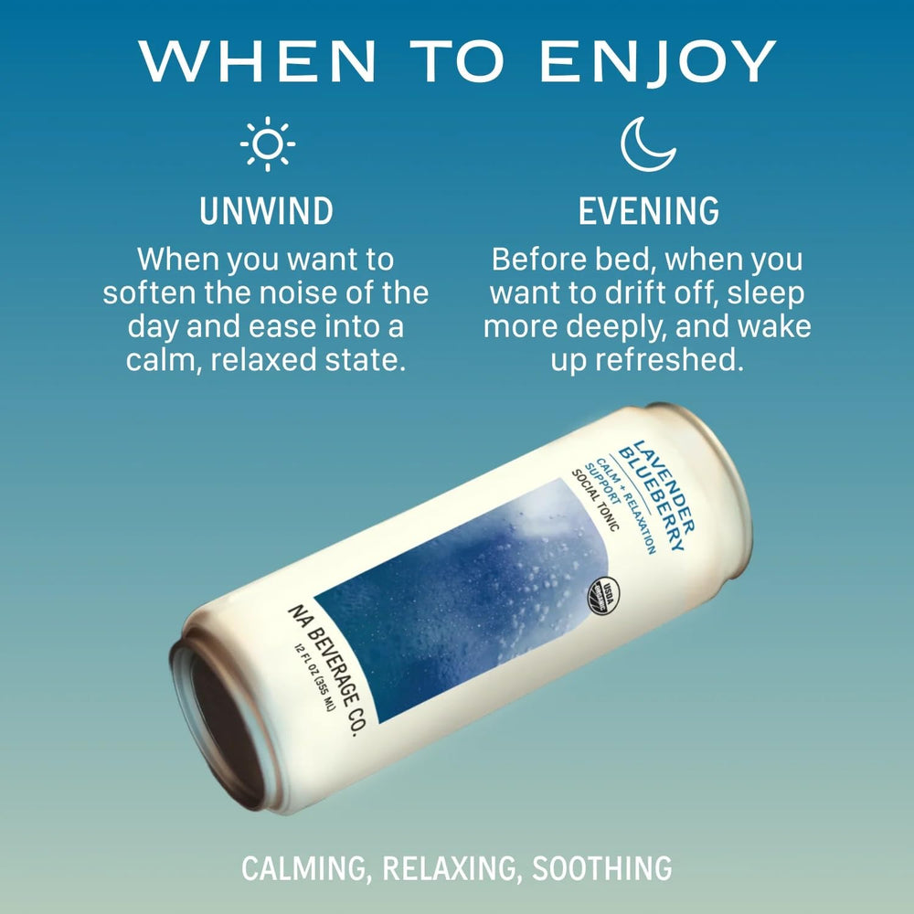 Lavender blueberry aroma enhances the social sipping experience.