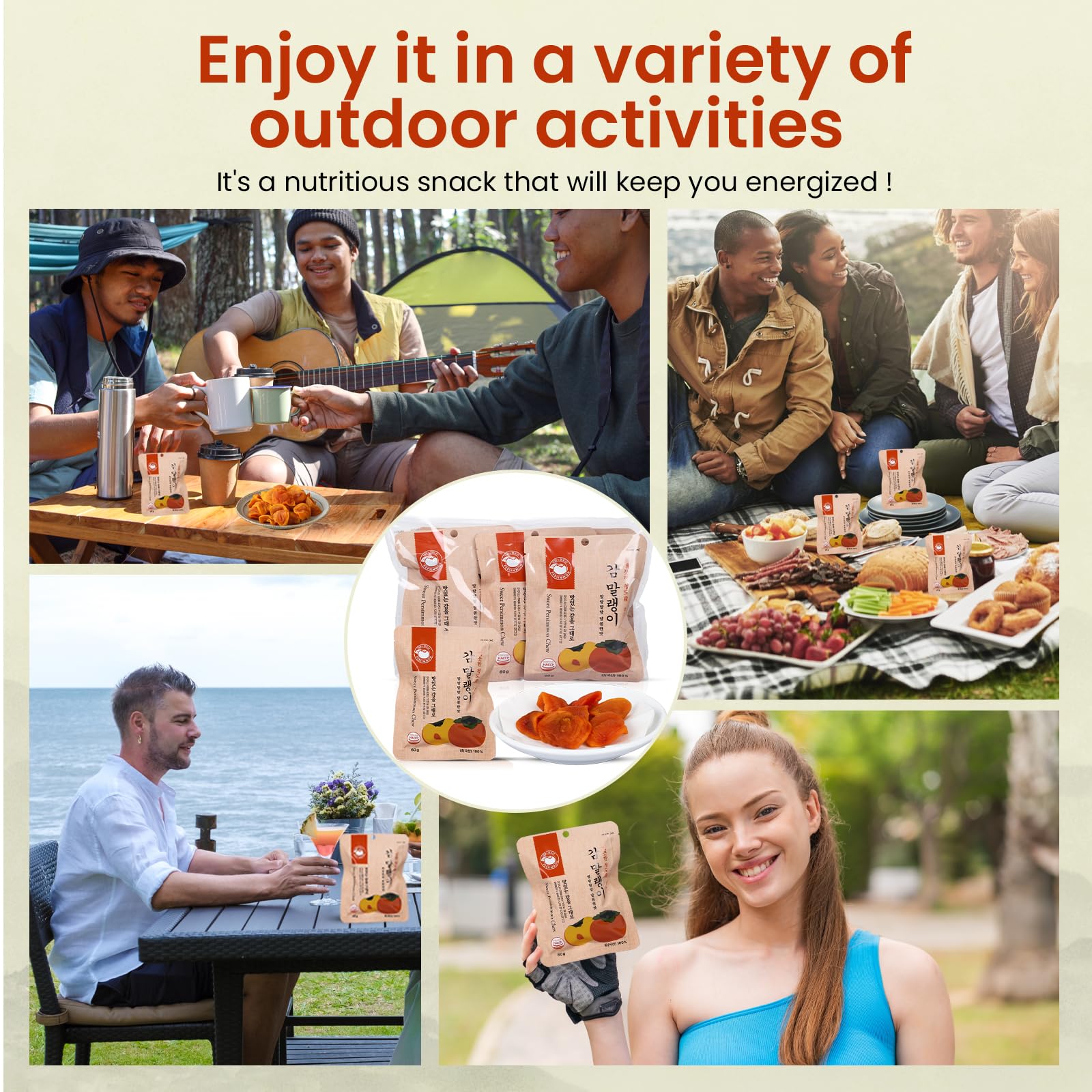 Nabeeya persimmon chew nutrition visual emphasizing vitamins and fiber