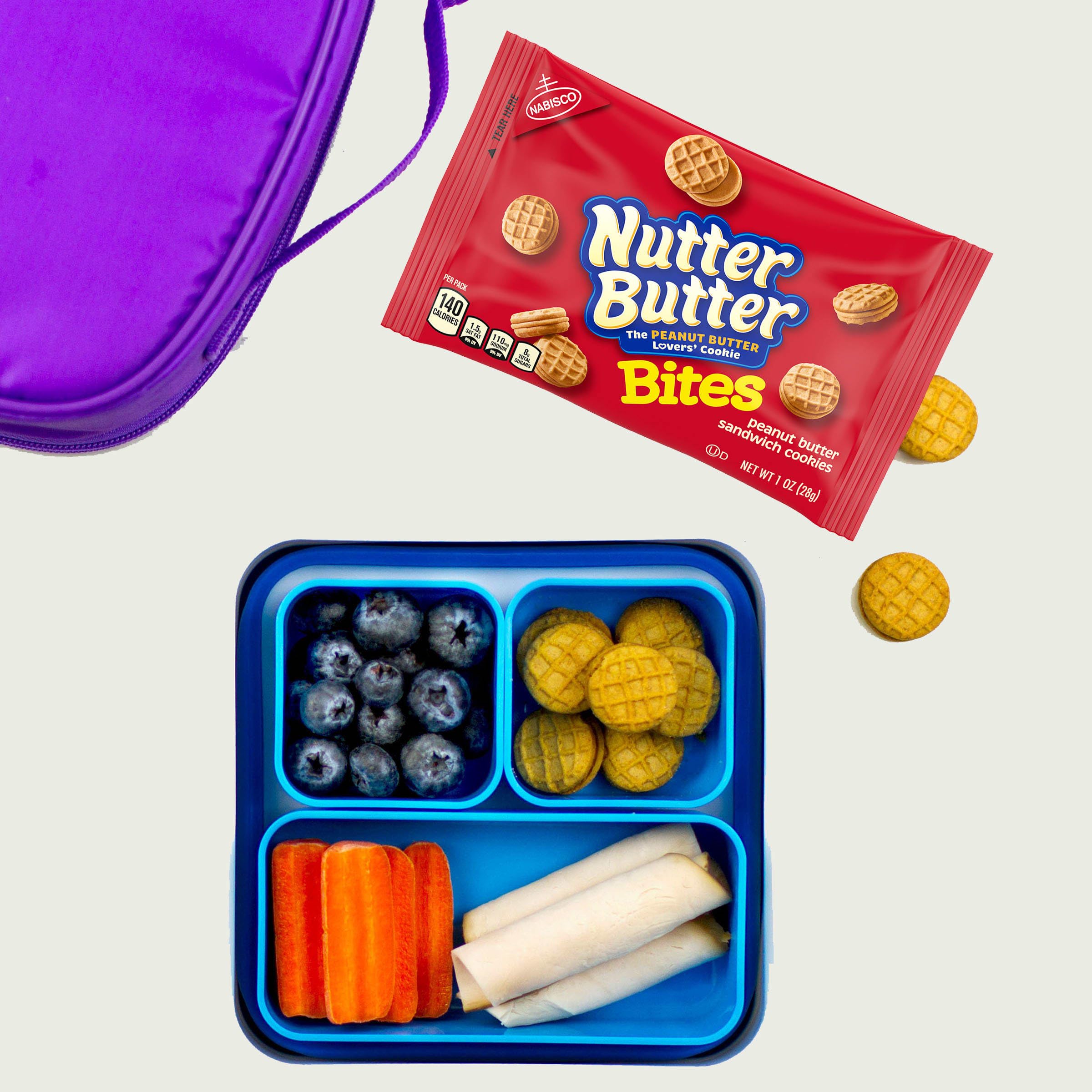Nabisco Bulk Snack Pantry Storage keeps snacks organized.