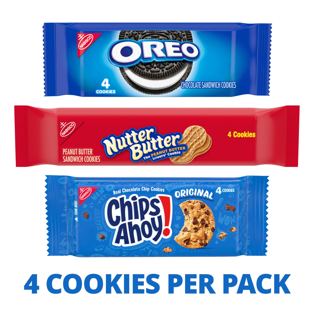 Nabisco CHIPS AHOY! chocolate chip snack-pack for crunchy bites.
