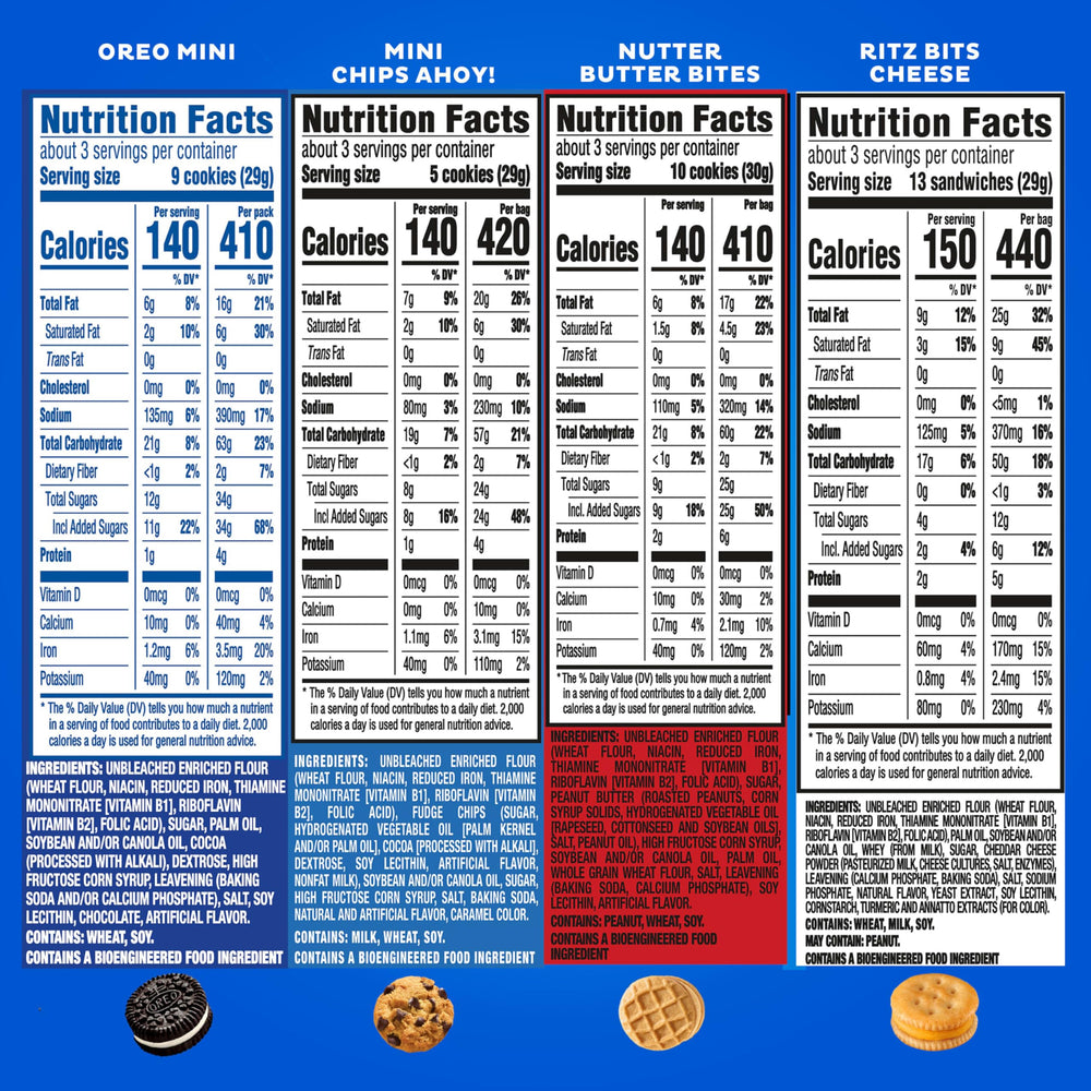 Nabisco CHIPS AHOY! Minis cookies lunch-friendly bites.