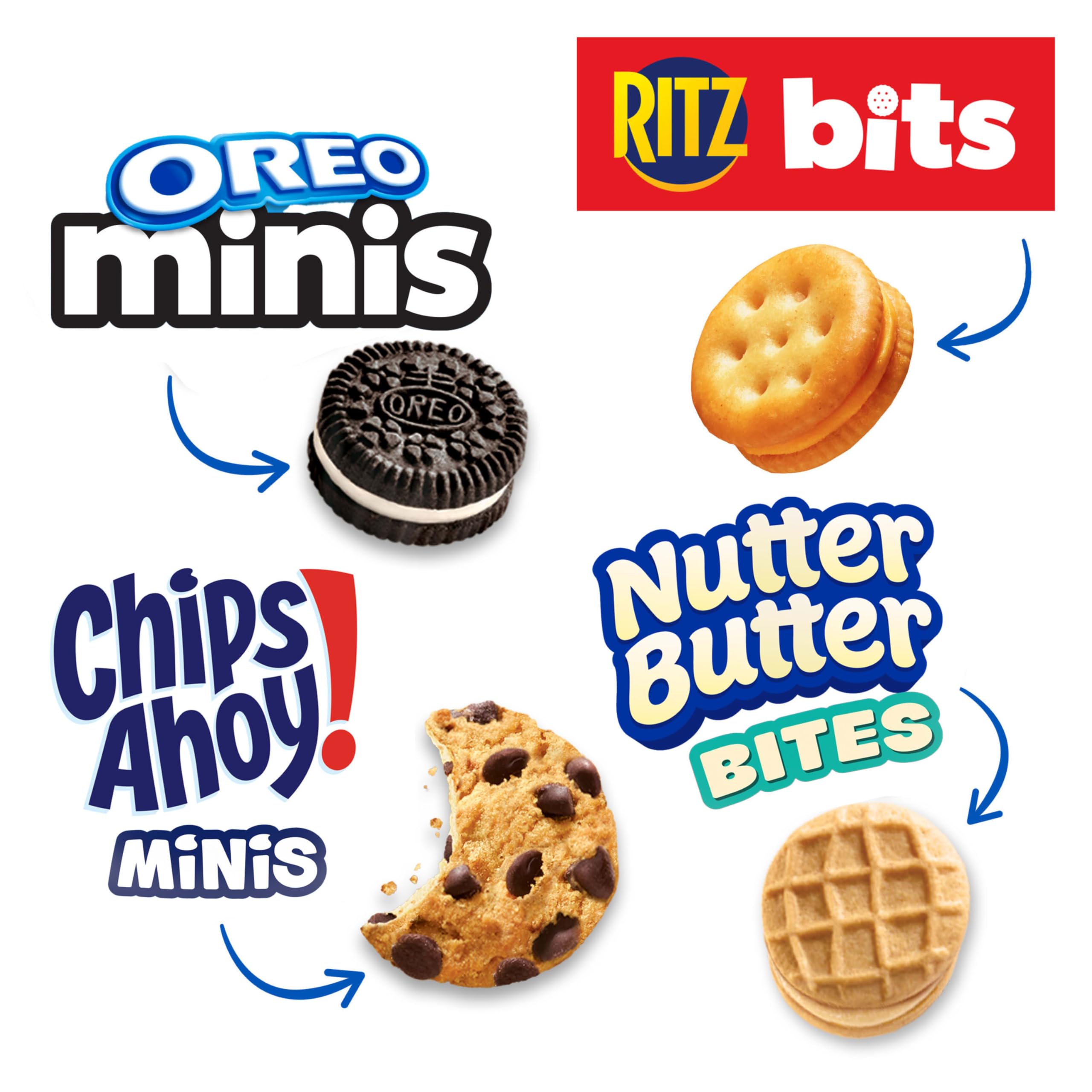 Nabisco Classic Mix front of box showing 20 snack packs for bulk variety.