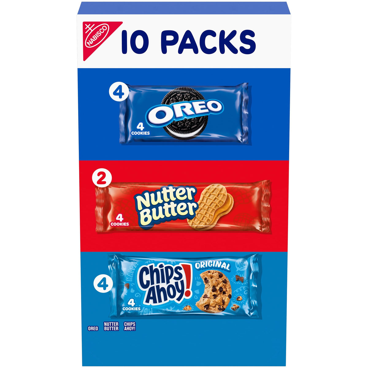 Nabisco OREO original creme sandwich cookies in a classic on-the-go pack.