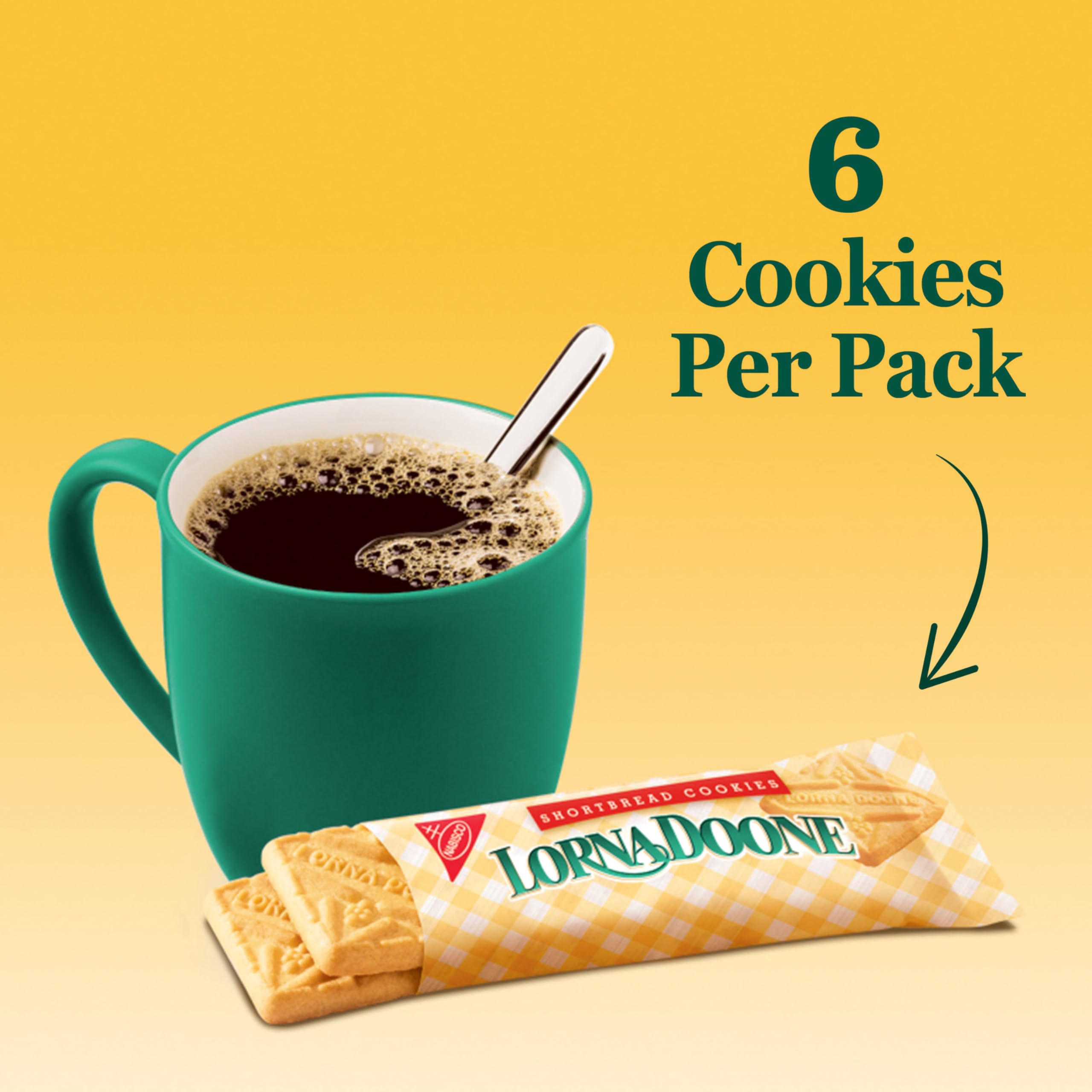 Bulk Nabisco Lorna Doone boxes on shelf for quick stocking.