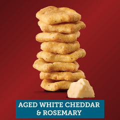 Nabisco Sargento Cheese Bakes rosemary herbs visible on crisp crackers